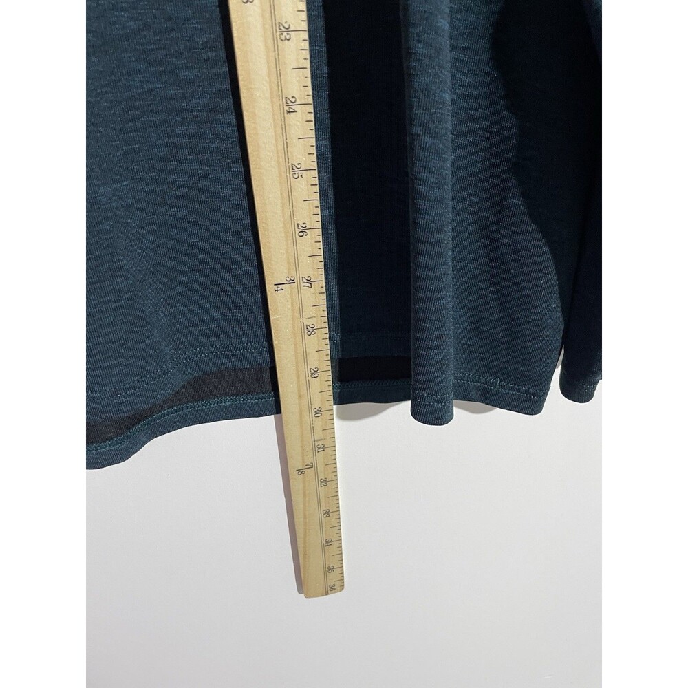 Gymshark Shirt Mens L-XL? Blue Phantom Seamless David Laid Athletic Chest Day - Picture 7 of 8